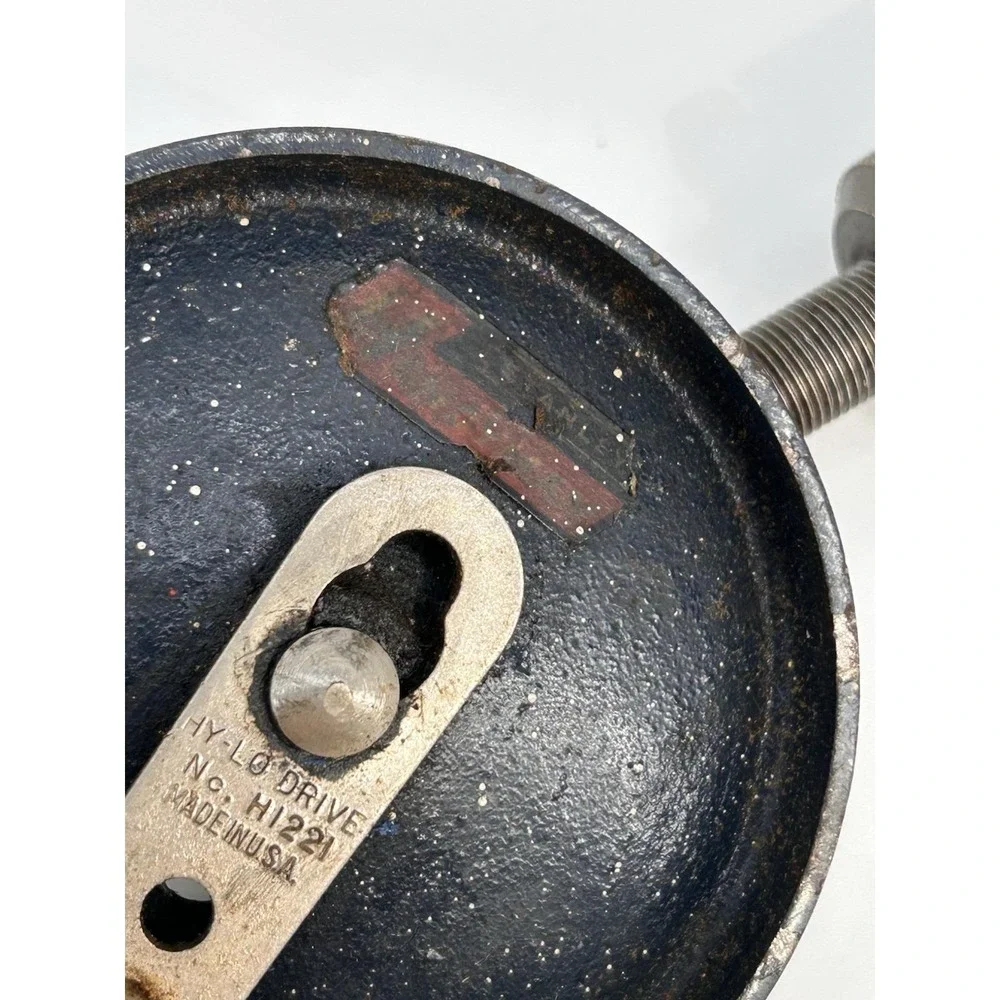 Vintage Stanley Handyman Eggbeater Hand Drill Crank H1221 Hy Lo‎ Drive Made USA